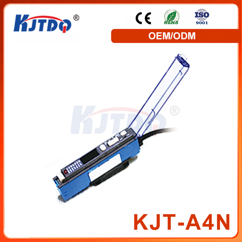 KJT-A13 Glasfaserverstärker, wasserdicht, IP65, 12 V, 24 V, NPN, PNP, 50/60 Hz 