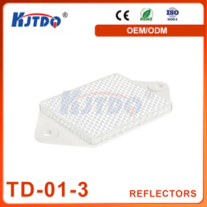 KJT TD-Serie IP67 Hochwertiger fotoelektrischer Reflektor in quadratischer Kreisform